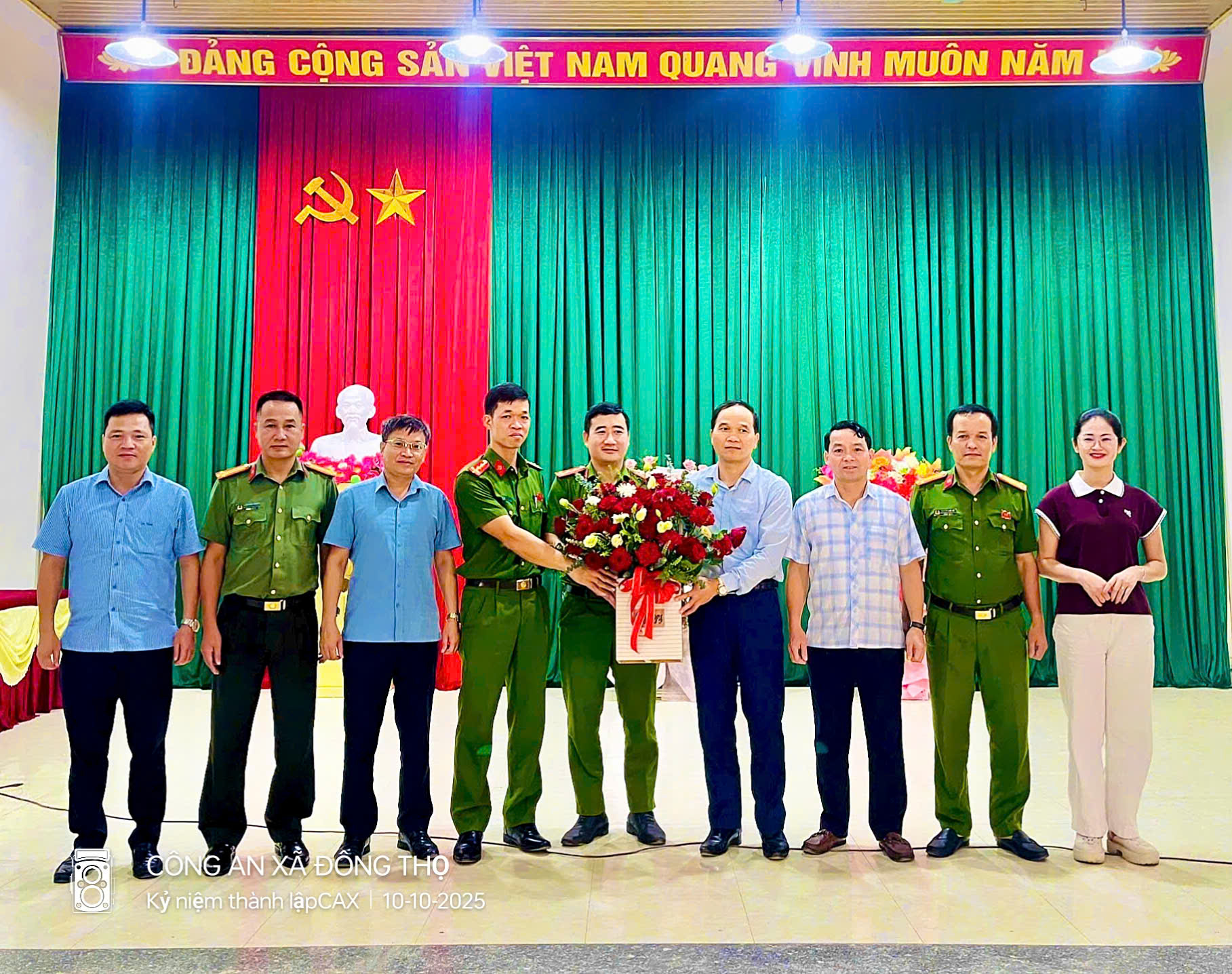 GẶP MẶT, CHÚC MỪNG LỰC LƯỢNG CÔNG AN 02 XÃ BÌNH CA - ĐÔNG THỌ 