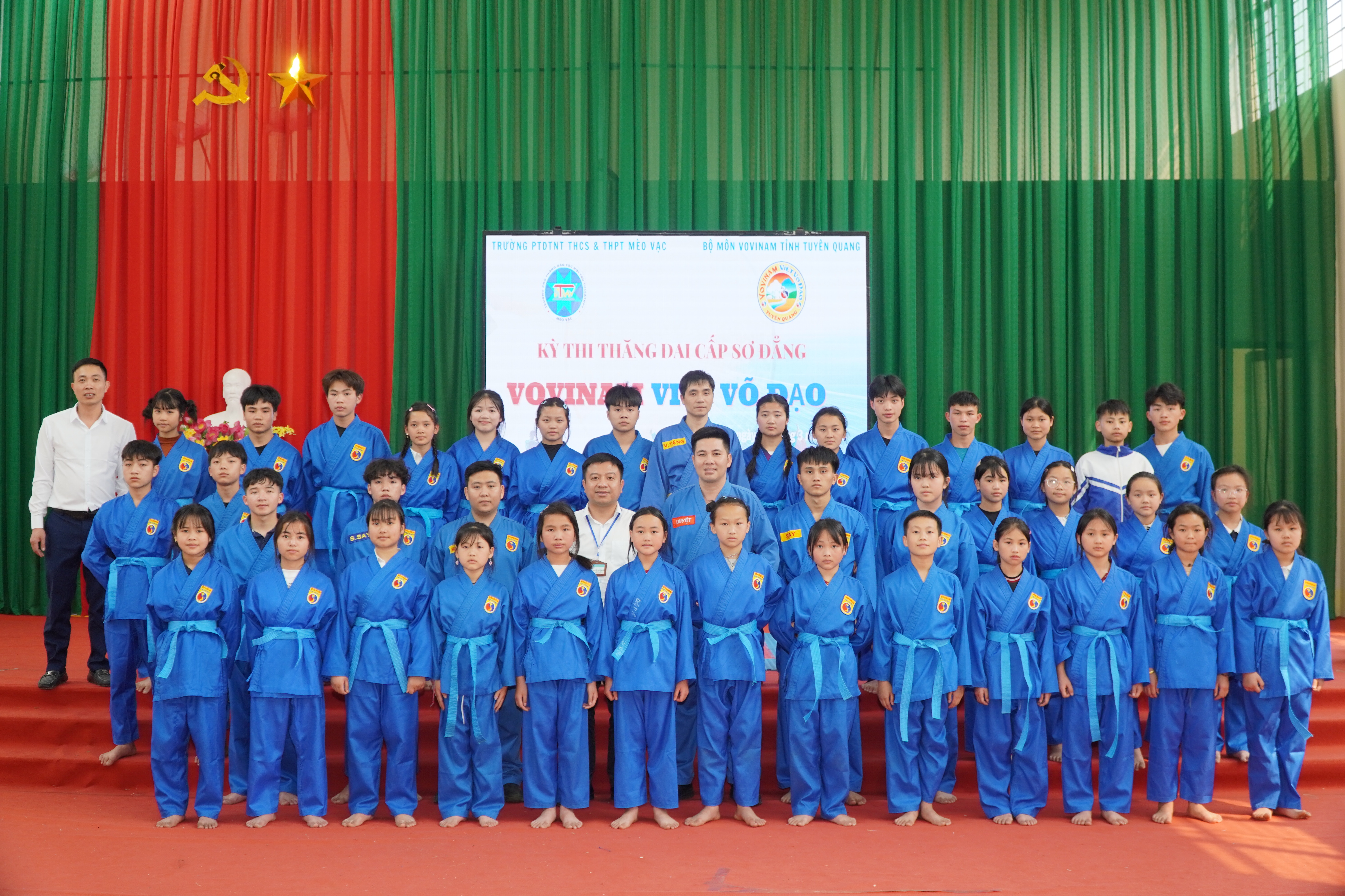 Tổ chức kỳ thi thăng đai cấp sơ đẳng môn Vovinam Việt Võ Đạo