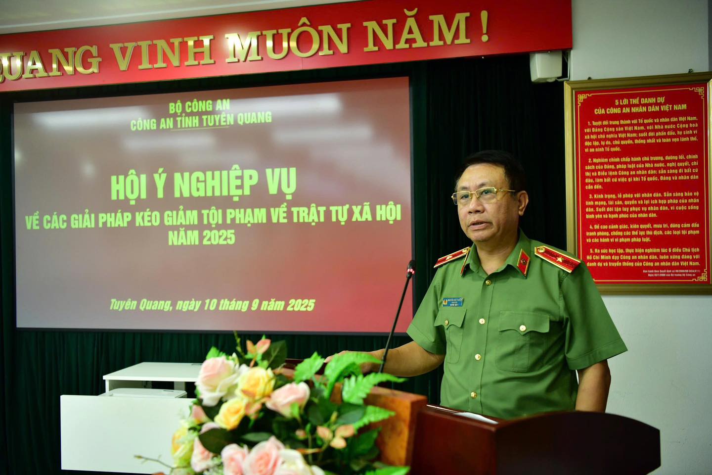 QUYẾT TÂM KÉO GIẢM TỘI PHẠM VỀ TRẬT TỰ XÃ HỘI