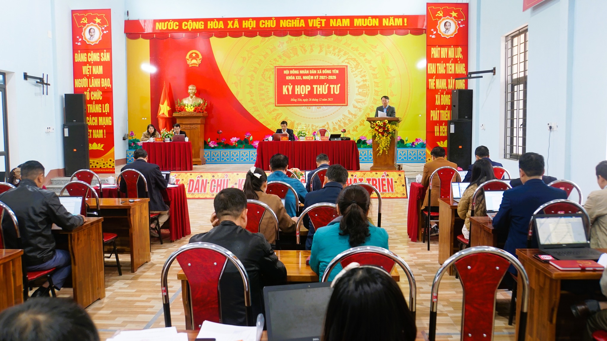 Kỳ họp thứ ba Hội đồng nhân dân xã Đồng Yên khóa XXI nhiệm kỳ 2021 - 2026