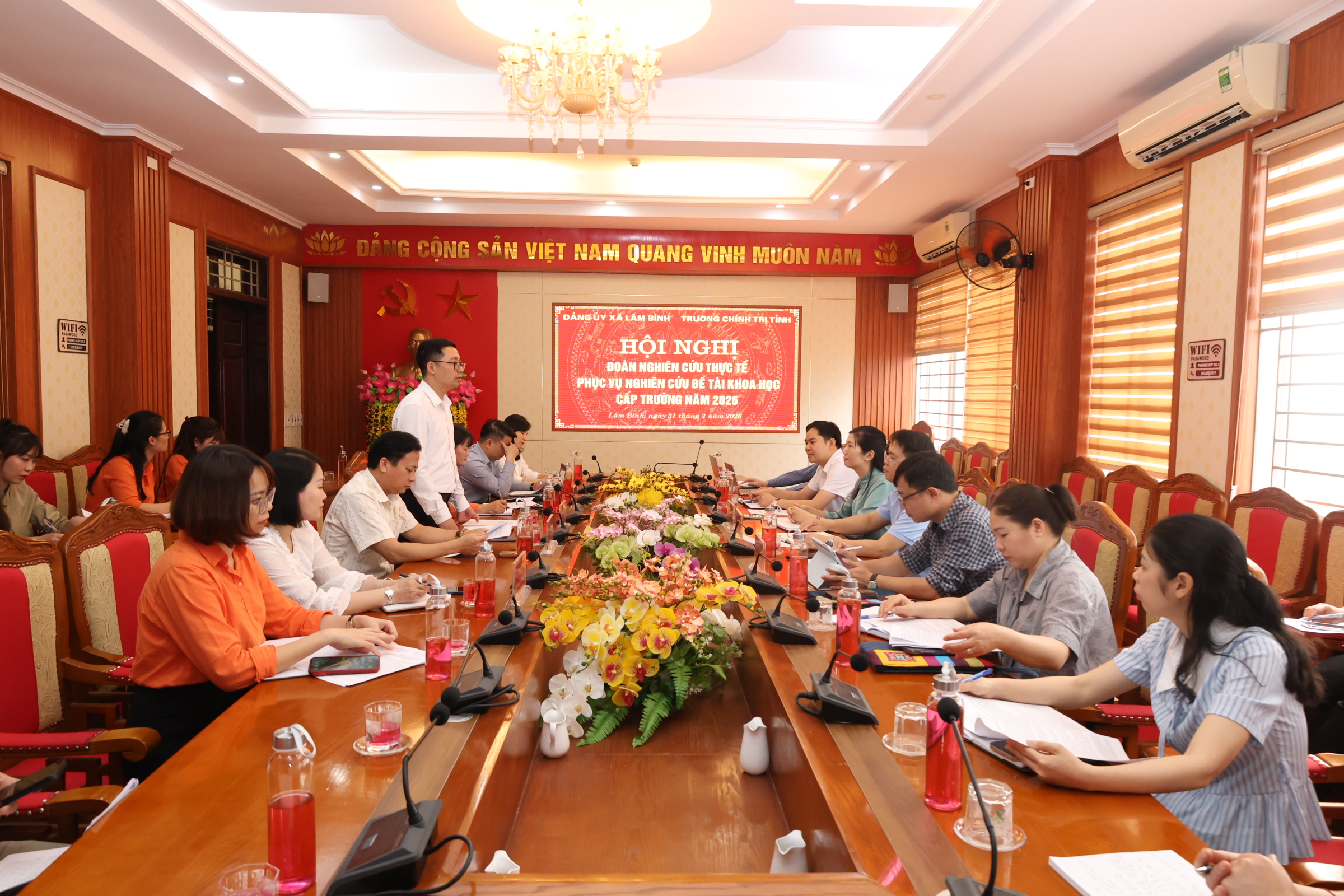 Hội nghị đoàn nghiên cứu thực tế phục vụ đề tài khoa học cấp trường năm 2026