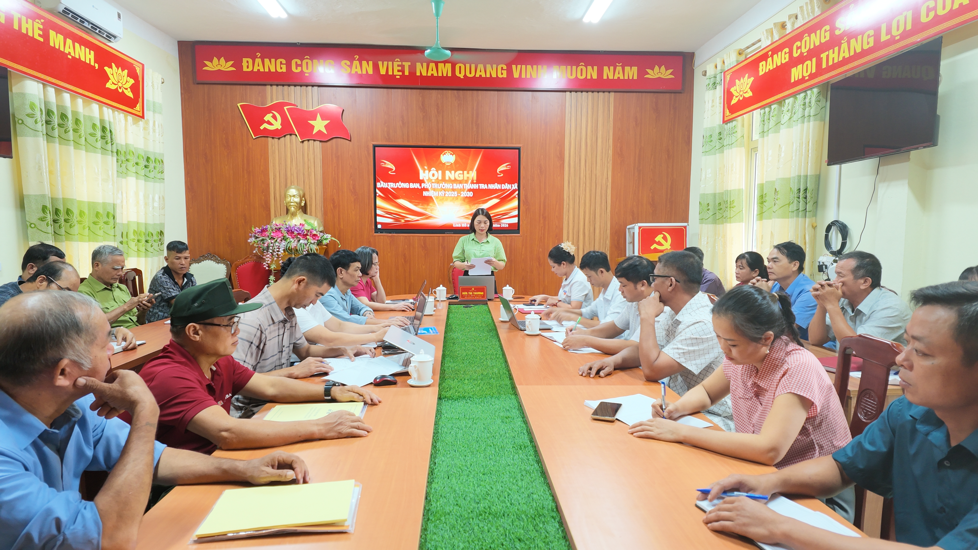 Xã Linh Hồ tổ chức Hội nghị bầu Trưởng ban, Phó Trưởng ban Thanh tra nhân dân nhiệm kỳ 2025 - 2030