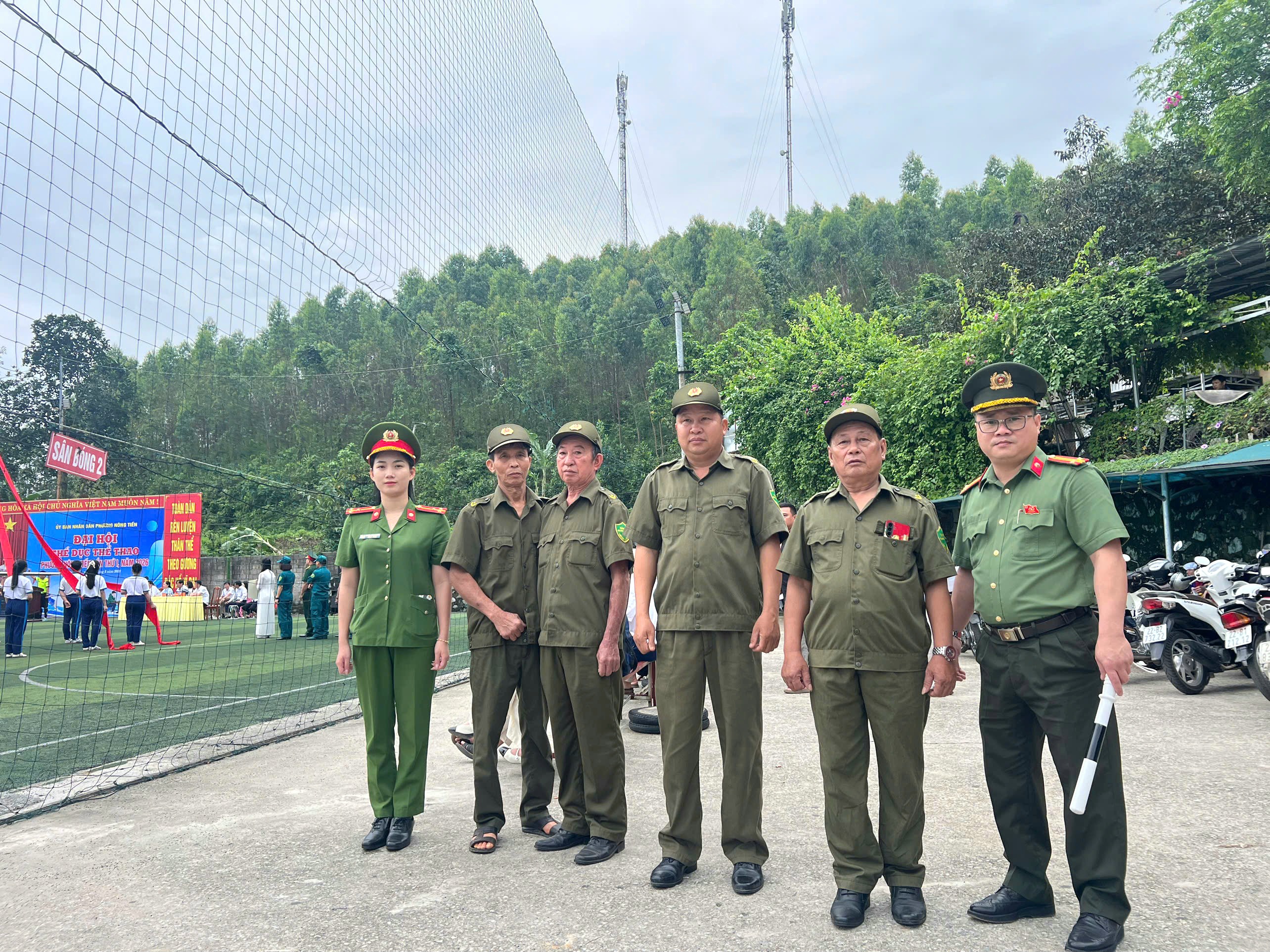 CÔNG AN PHƯỜNG NÔNG TIẾN ĐẢM BẢO AN NINH, AN TOÀN ĐẠI HỘI THỂ DỤC THỂ THAO PHƯỜNG NÔNG TIẾN LẦN THỨ I NĂM 2026