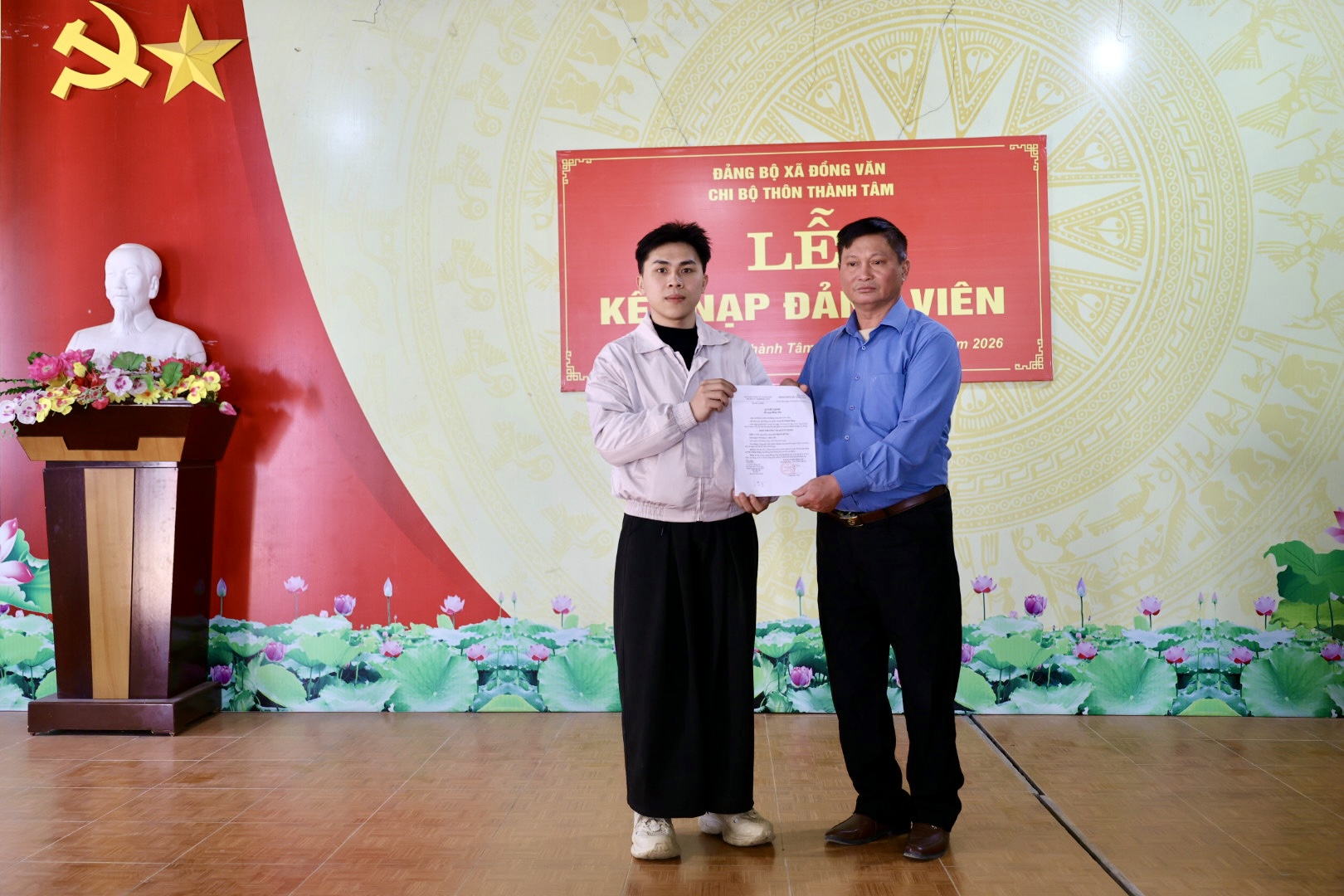 XÃ ĐỒNG VĂN TẠO NGUỒN ĐẢNG VIÊN TRONG THANH NIÊN NHẬP NGŨ