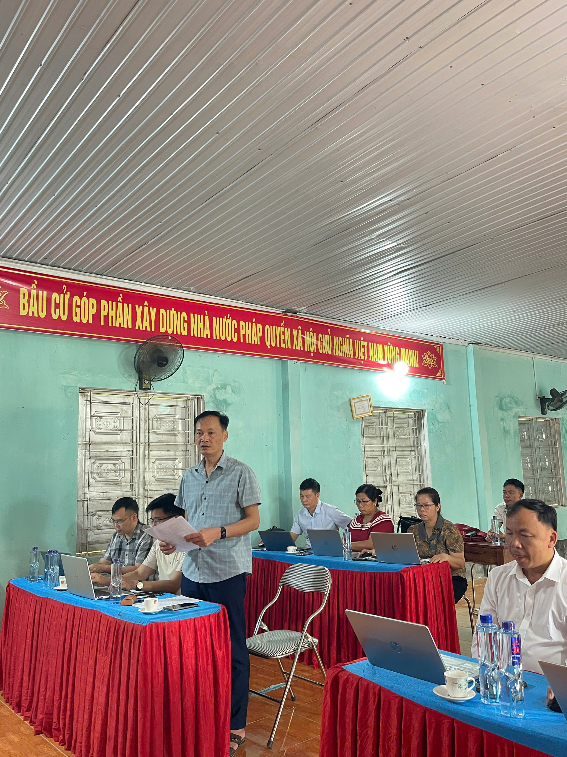 UBND xã Tân Tiến họp thẩm định sáng kiến kinh nghiệm năm học 2025–2026