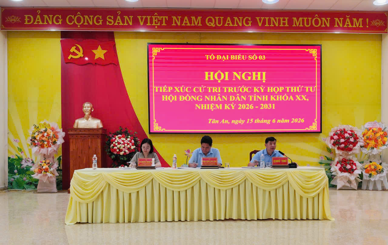 TỔ ĐẠI BIỂU SỐ 3 HĐND TỈNH TIẾP XÚC CỬ TRI TẠI XÃ TÂN AN