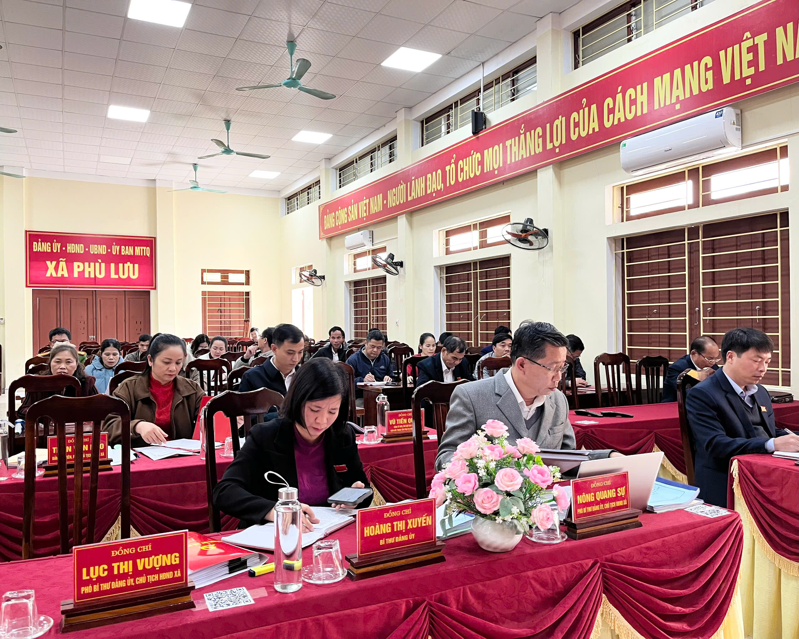 KỲ HỌP THỨ BA – HĐND XÃ PHÙ LƯU KHÓA XX, NHIỆM KỲ 2021–2026