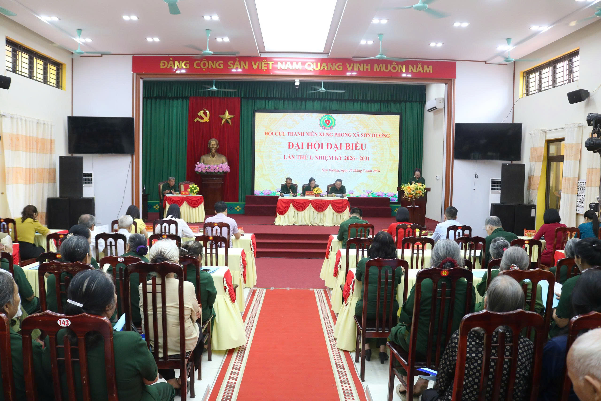 Đại hội đại biểu Hội Cựu Thanh niên xung phong xã Sơn Dương lần thứ I thành công tốt đẹp