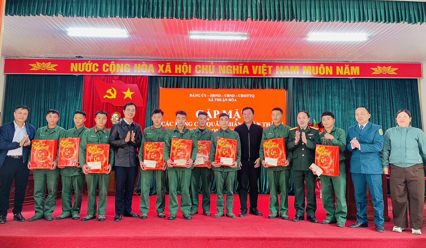 Thuận Hòa đón 9 quân nhân xuất ngũ trở về địa phương