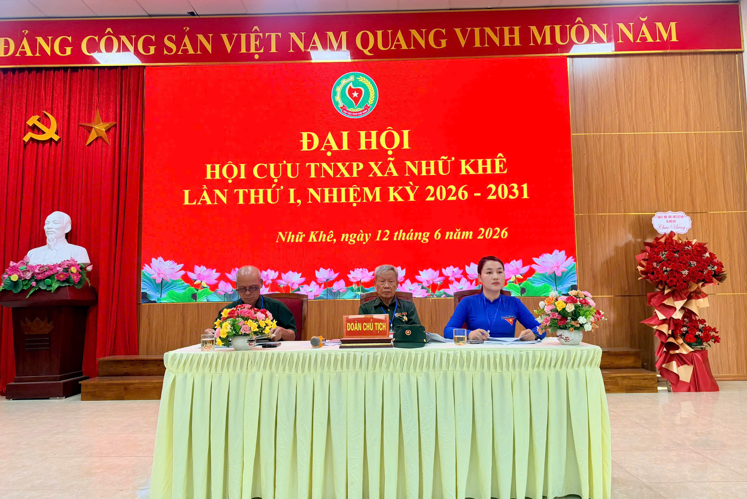 ĐẠI HỘI ĐẠI BIỂU HỘI CỰU THANH NIÊN XUNG PHONG XÃ NHỮ KHÊ LẦN THỨ I, NHIỆM KỲ 2026-2031