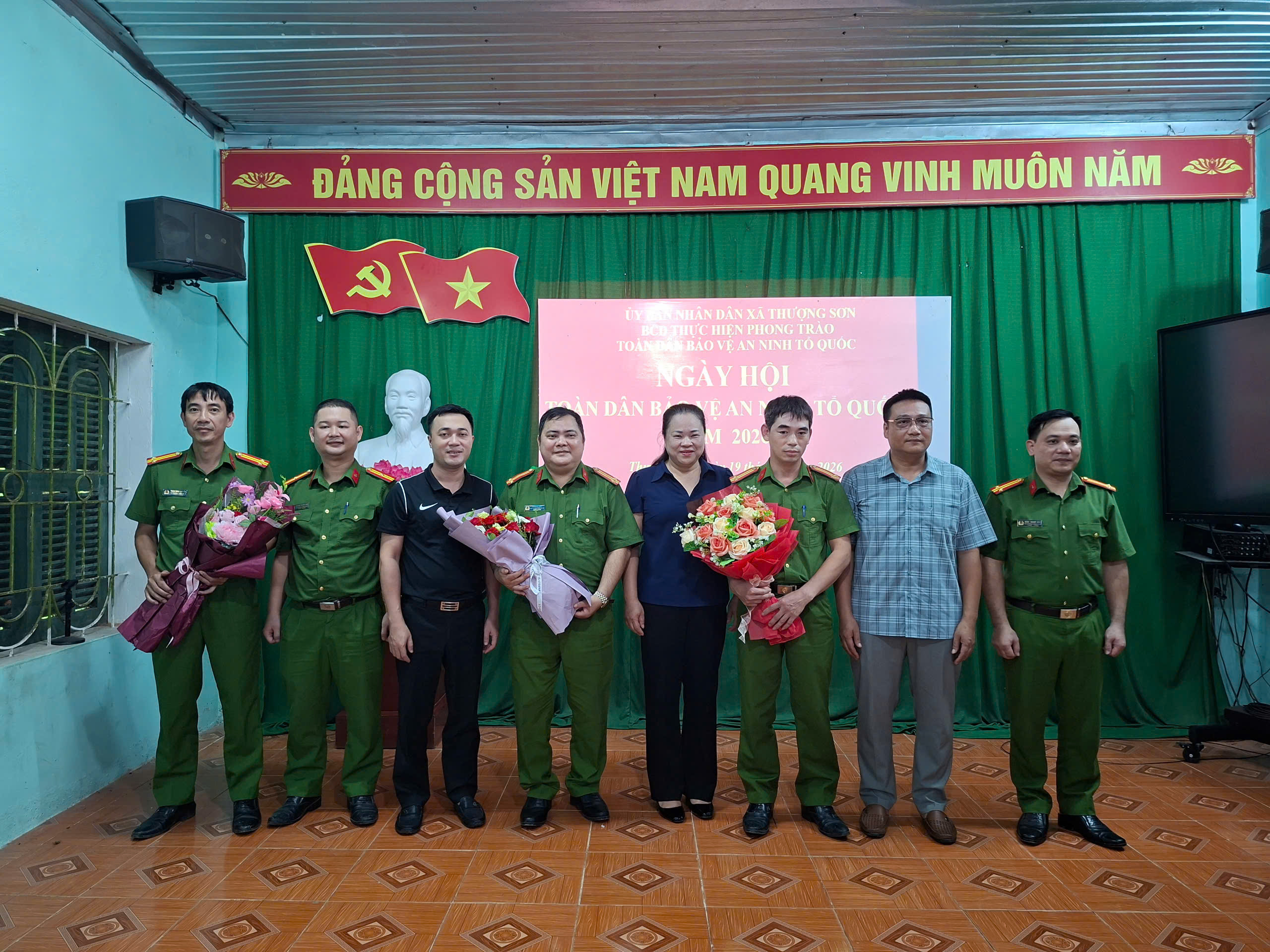 NGÀY HỘI TOÀN DÂN BẢO VỆ AN NINH TỔ QUỐC TẠI XÃ THƯỢNG SƠN