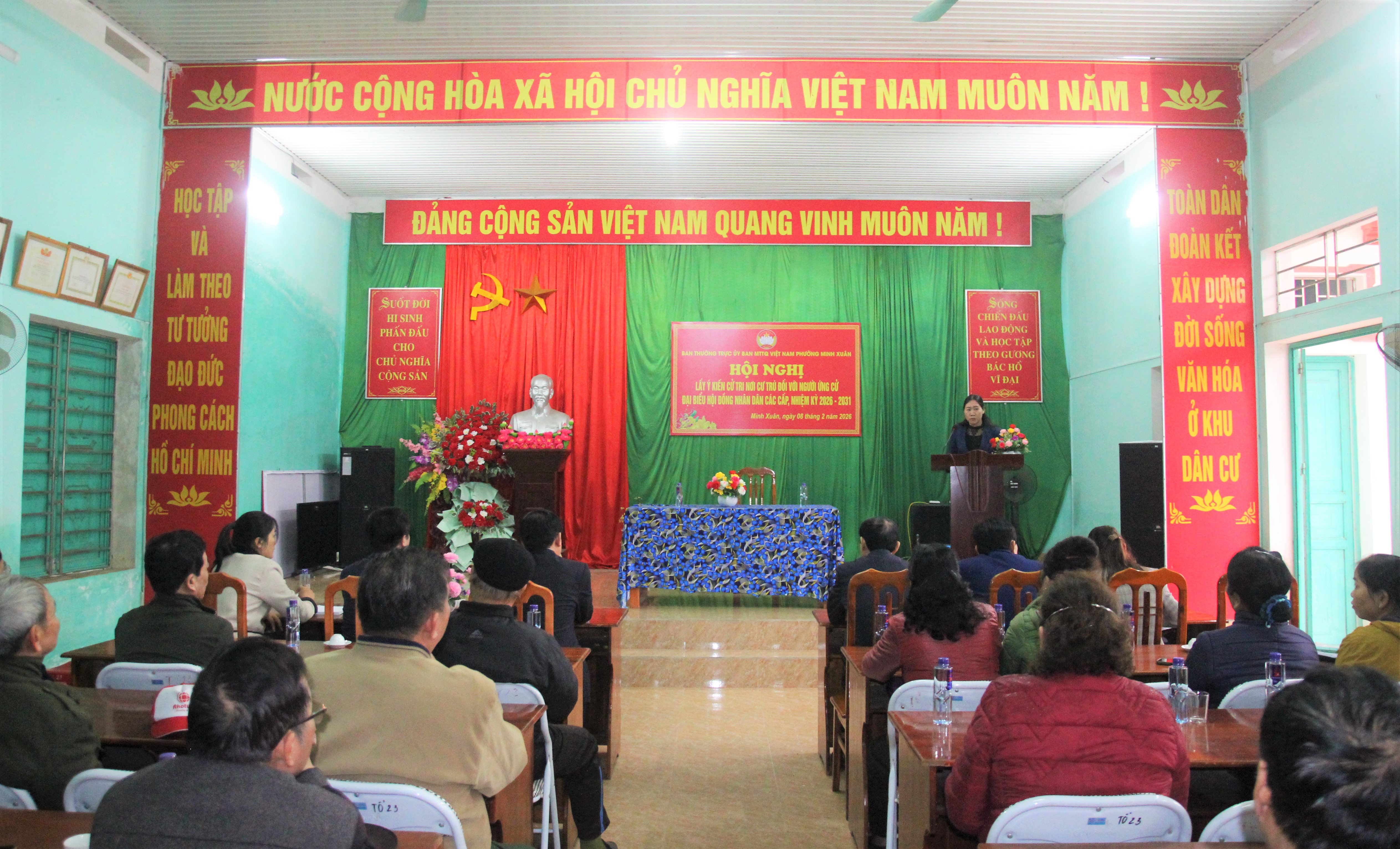 Lấy ý kiến cử tri nơi cư trú đối với người ứng cử đại biểu Quốc hội và đại biểu HĐND các cấp