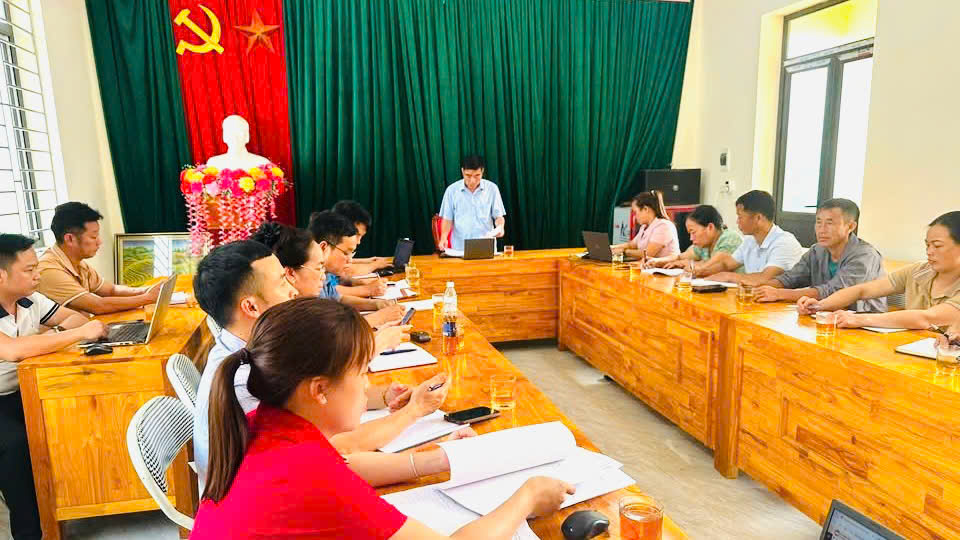  ỦY BAN MTTQ VIỆT NAM XÃ XUÂN GIANG TỔ CHỨC GIAO BAN CÔNG TÁC MẶT TRẬN THÁNG 7, TRIỂN KHAI NHIỆM VỤ TRỌNG TÂM THÁNG 8/2026