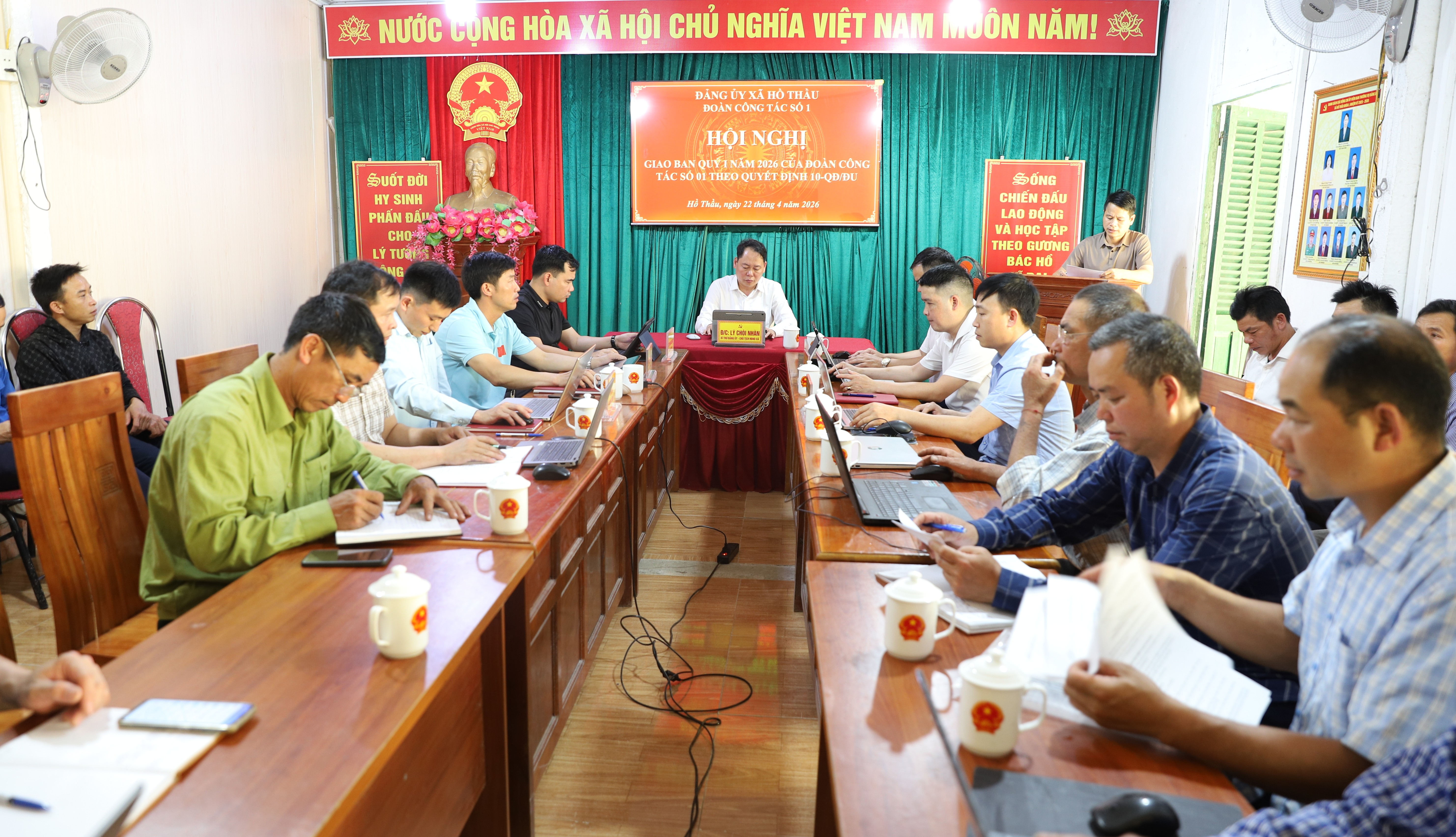ĐOÀN CÔNG TÁC SỐ 01 TỔ CHỨC HỘI NGHỊ GIAO BAN QUÝ I NĂM 2026
