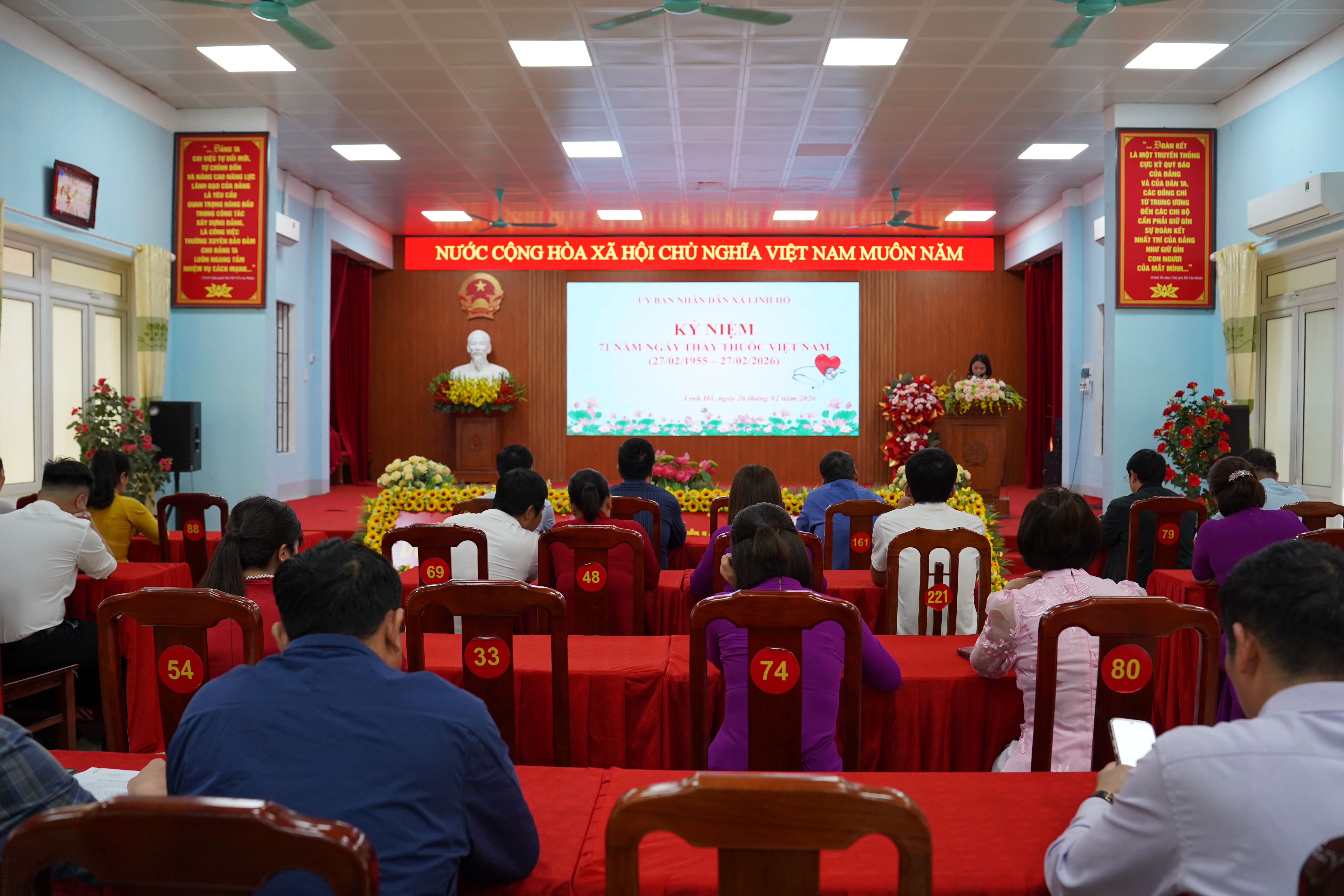 Xã Linh Hồ tổ chức kỷ niệm 71 năm Ngày Thầy thuốc Việt Nam (27/2/1955 – 27/2/2026)