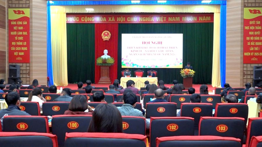 Bắc Quang triển khai kế hoạch phát triển kinh tế - xã hội và dự toán ngân sách nhà nước năm 2026