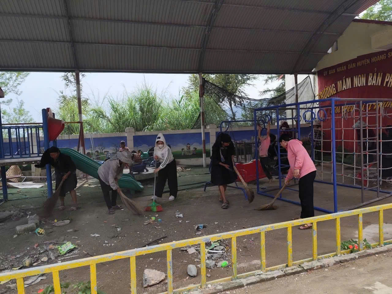 XÃ BẢN MÁY CHUẨN BỊ KHAI GIẢNG NĂM HỌC MỚI 2026-2027