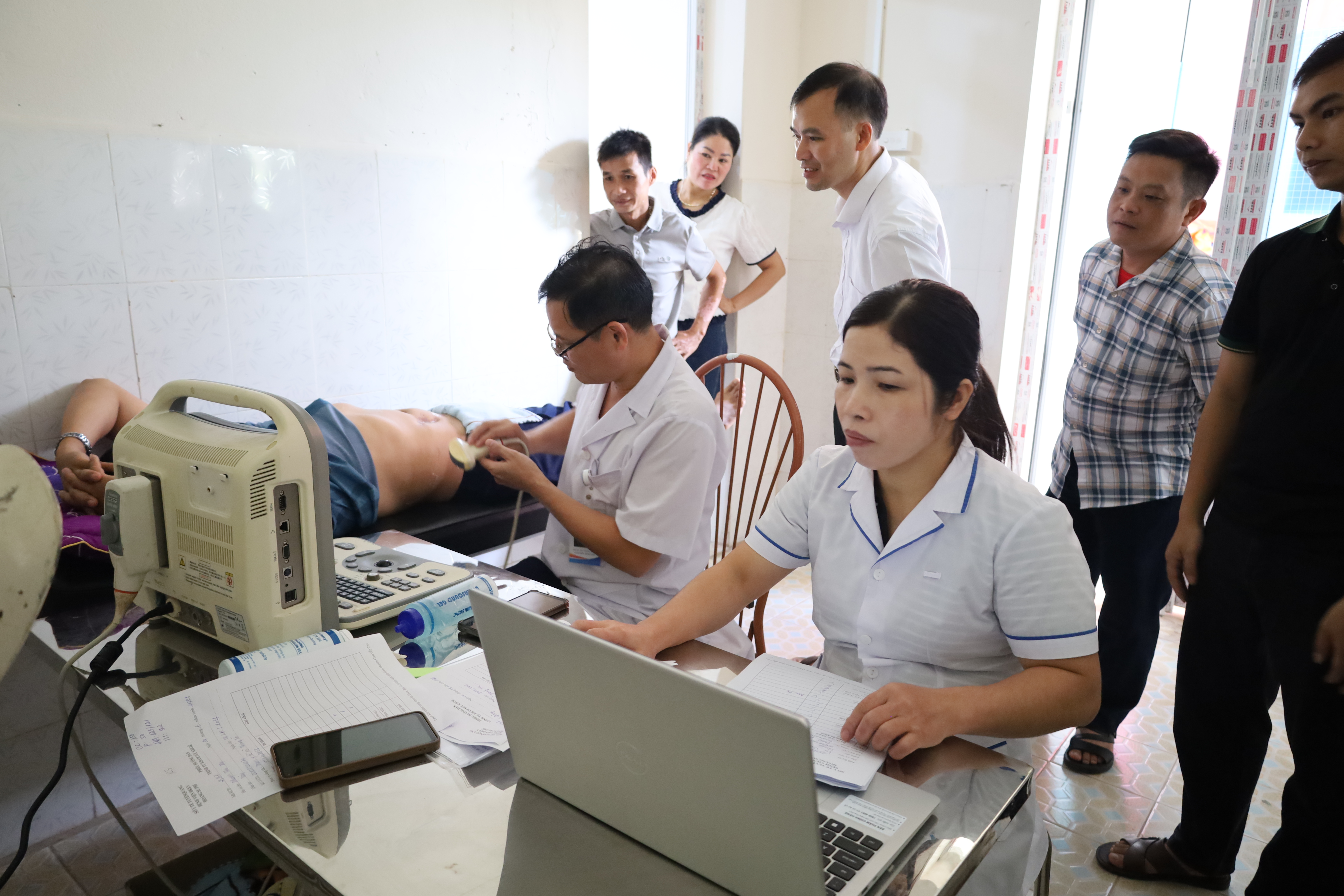 Xã Thàng Tín tổ chức Khám, kiểm tra sức khỏe định kỳ cho cán bộ, công  chức, viên chức, người lao động thuộc các cơ quan, đơn vị trên địa bàn.