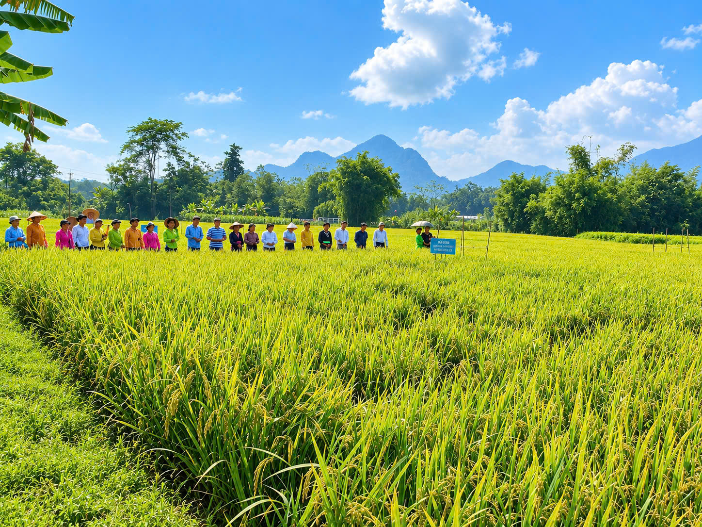 Bế giảng lớp huấn luyện nông dân về quản lý sức khỏe cây trồng tổng hợp (IPHM) trên cây lúa vụ mùa năm 2026 tại thôn Yên Lập