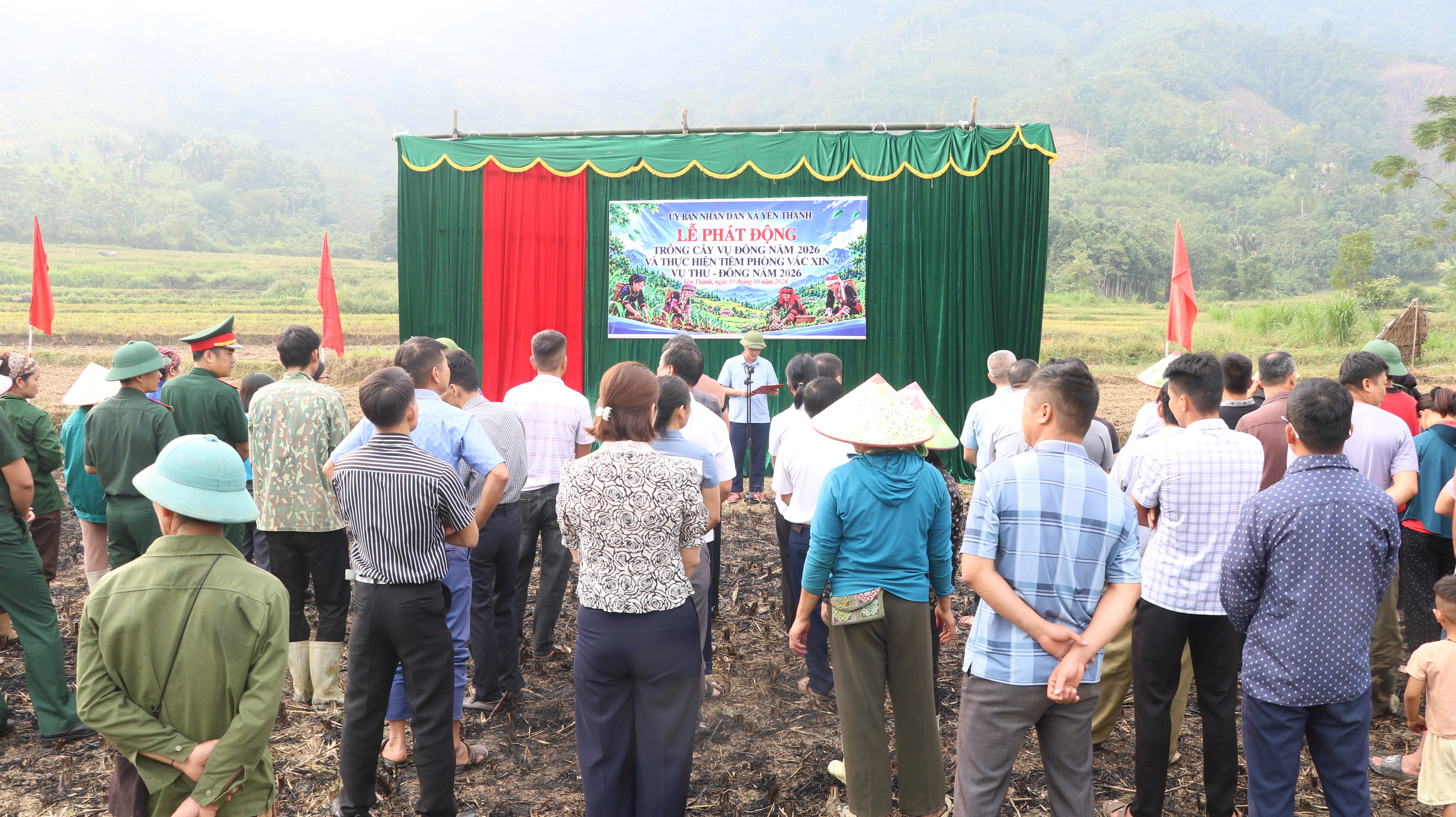 Lễ phát động trồng cây vụ Đông và triển khai tiêm phòng vắc-xin vụ Thu Đông năm 2026.