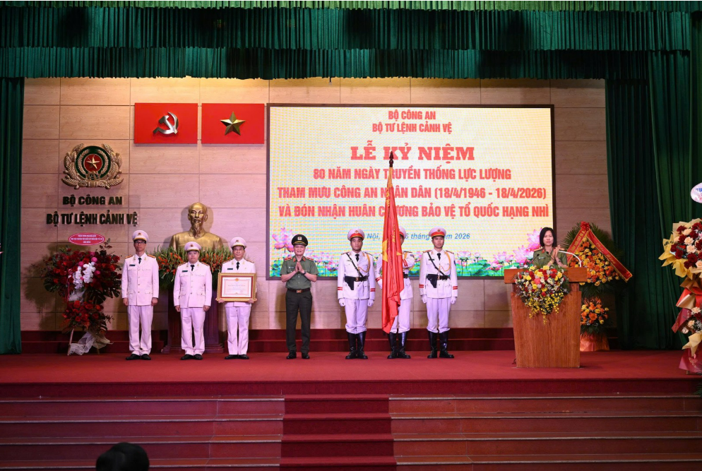 BỘ TƯ LỆNH CẢNH VỆ TỔ CHỨC LỄ KỶ NIỆM 80 NĂM NGÀY THÀNH LẬP LỰC LƯỢNG THAM MƯU CAND