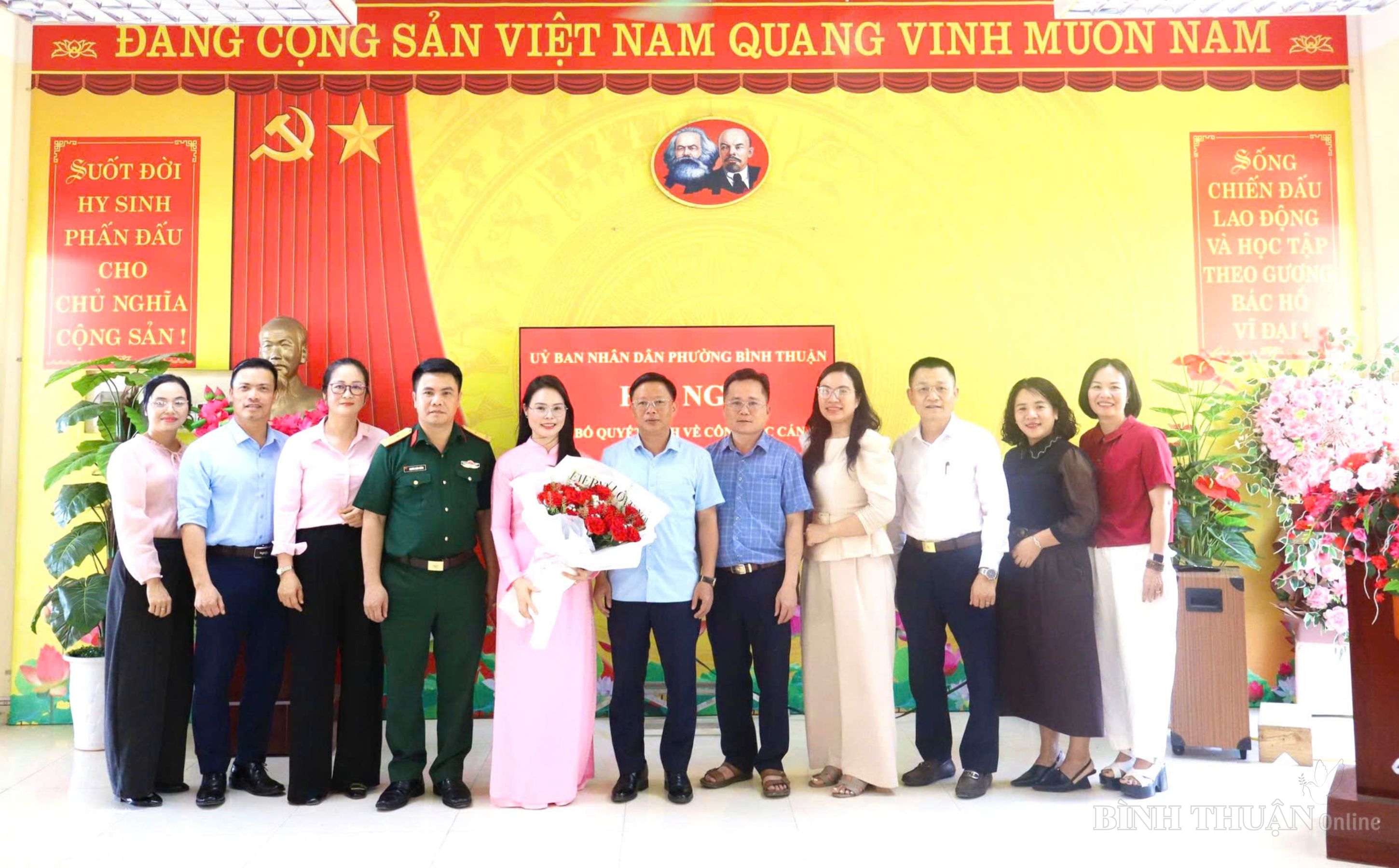PHƯỜNG BÌNH THUẬN CÔNG BỐ QUYẾT ĐỊNH BỔ NHIỆM HIỆU TRƯỞNG TRƯỜNG MẦM NON THÁI LONG