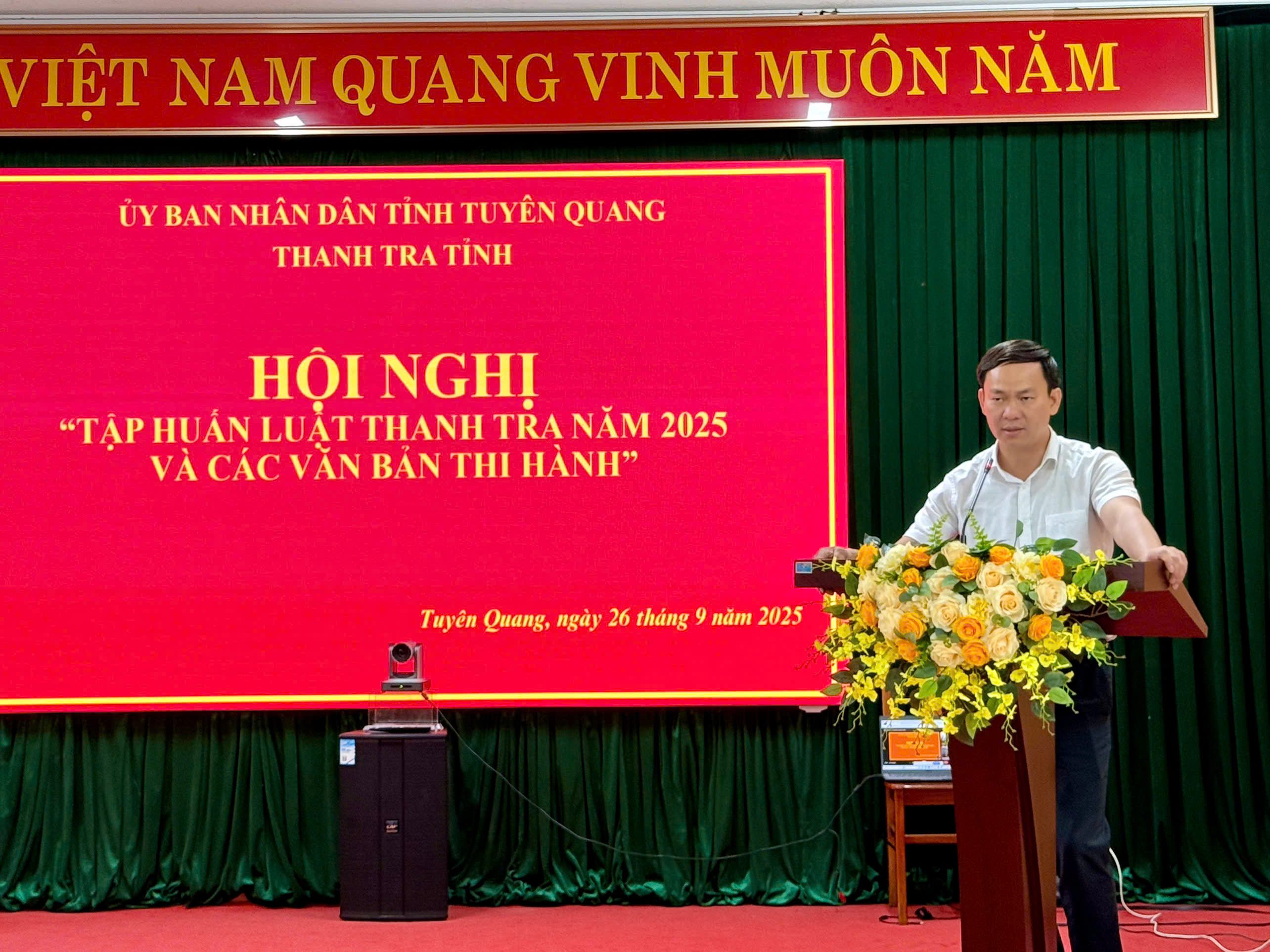 Thanh tra tỉnh Tuyên Quang tổ chức Hội nghị tập huấn Luật Thanh tra năm 2025