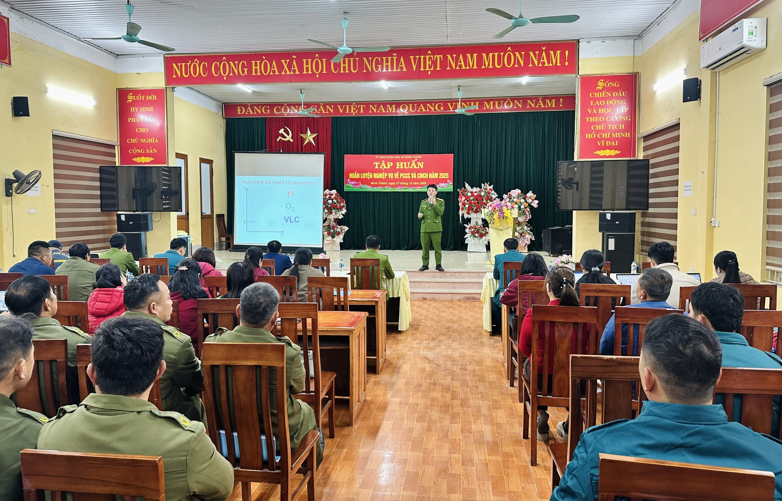 Minh Thanh: Tập huấn huấn luyện nghiệp vụ về Phòng cháy chữa cháy và cứu nạn cứu hộ năm 2025