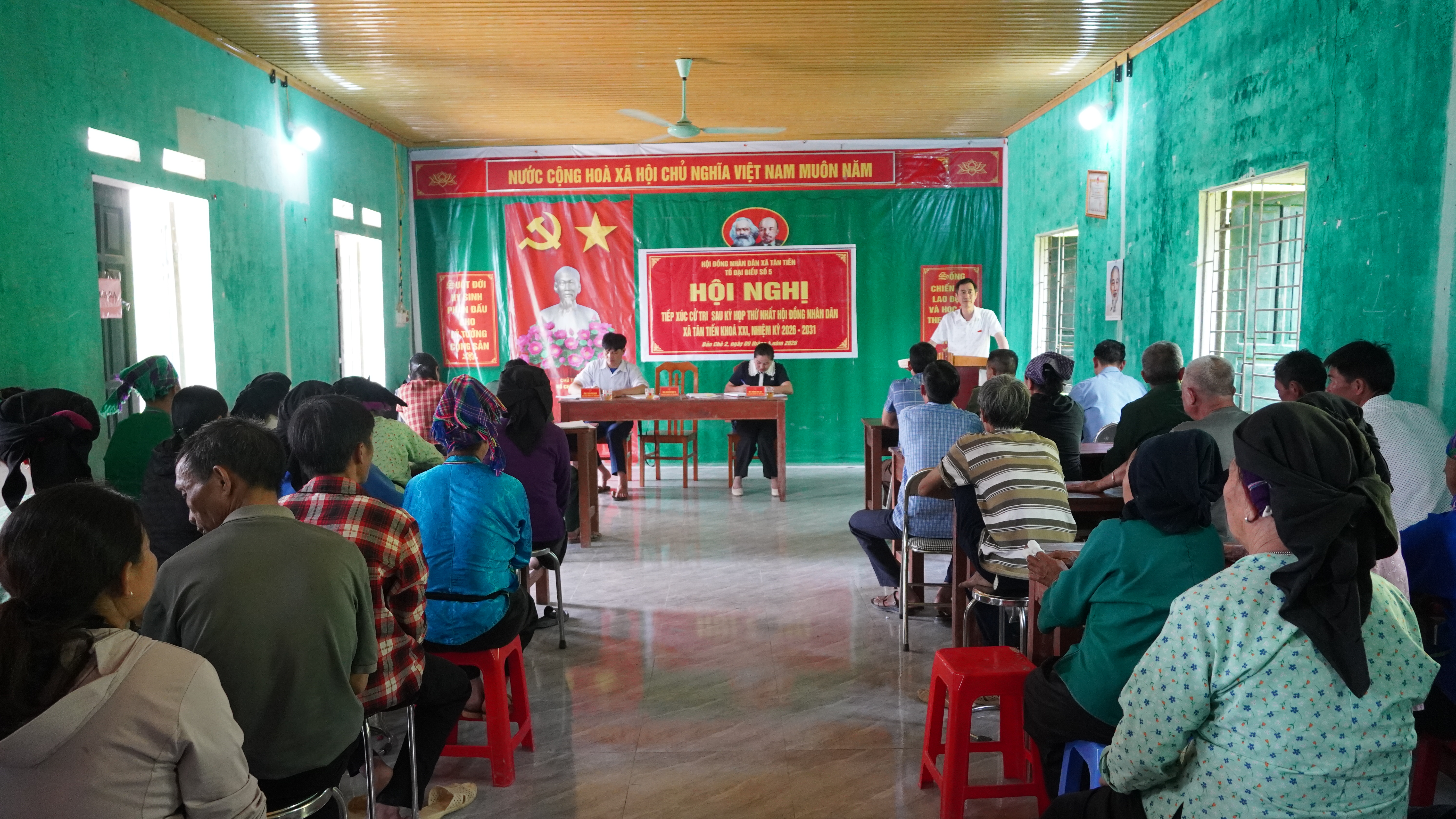 Tổ đại biểu HĐND số 5 tiếp xúc cử tri tại thôn Bản chè 1, Bản Chè 2, Thu Lùng, Cốc Lầy