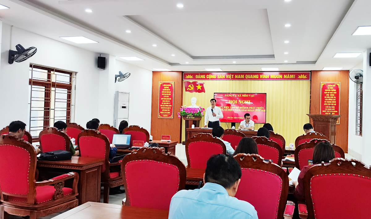 Xã Mèo Vạc tổ chức Hội nghị cho ý kiến vào Kế hoạch phát triển kinh tế - xã hội 5 năm giai đoạn 2026 – 2030
