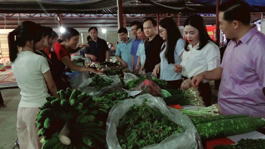 Bắc Quang tổ chức Phiên chợ số gắn với quảng bá sản phẩm OCOP