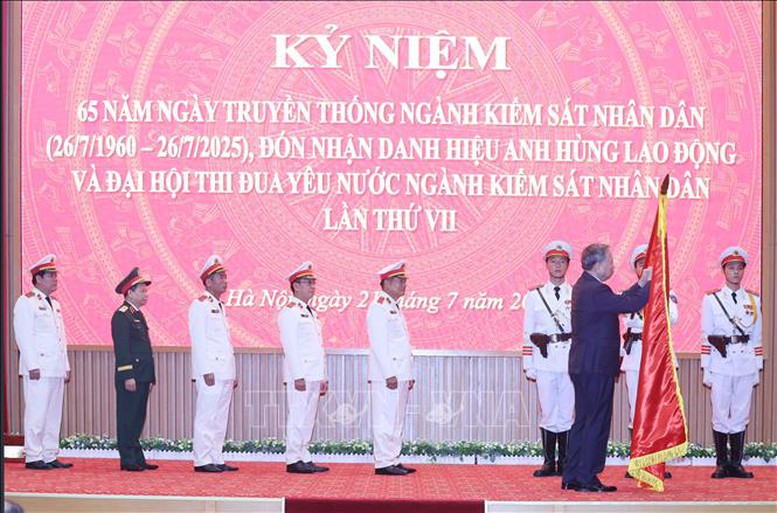 Tổng Bí thư Tô Lâm: Ngành kiểm sát nhân dân góp phần kiến tạo xã hội kỷ cương, công bằng, dân chủ, văn minh