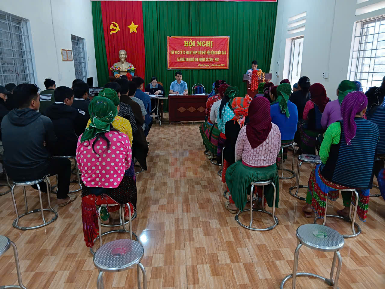 Tổ đại biểu số 4 – HĐND xã tiếp xúc cử tri tại cụm thôn Xín Thầu và Sán Séo Tỷ
