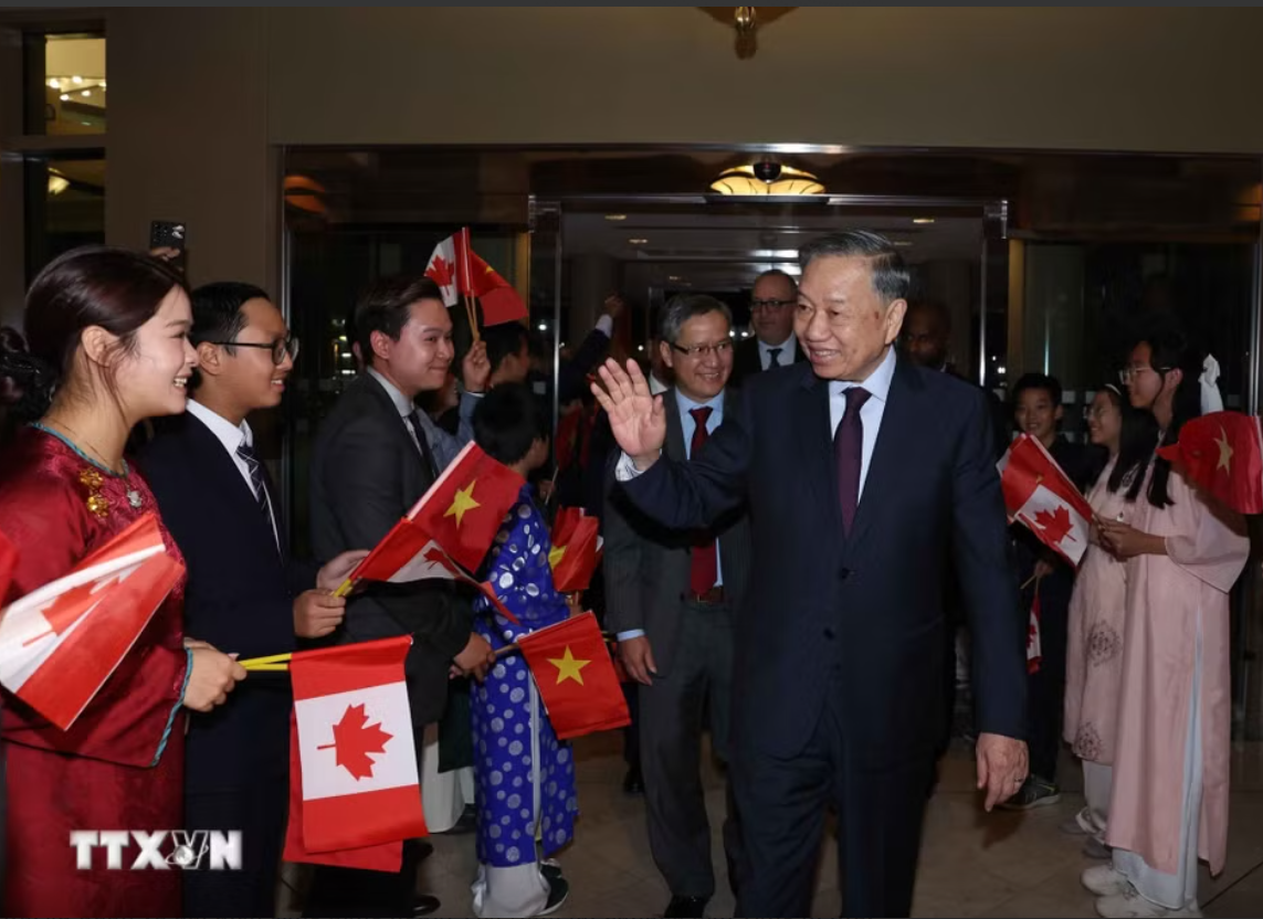 Tổng Bí thư, Chủ tịch nước Tô Lâm bắt đầu chuyến thăm cấp Nhà nước tới Canada
