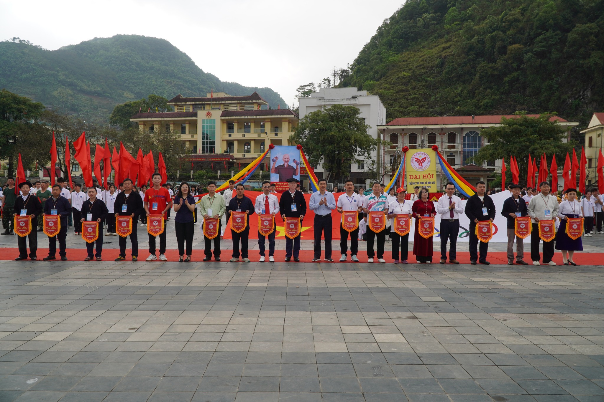 Đại hội Thể dục thể thao xã Mèo Vạc lần thứ I năm 2026 thành công tốt đẹp