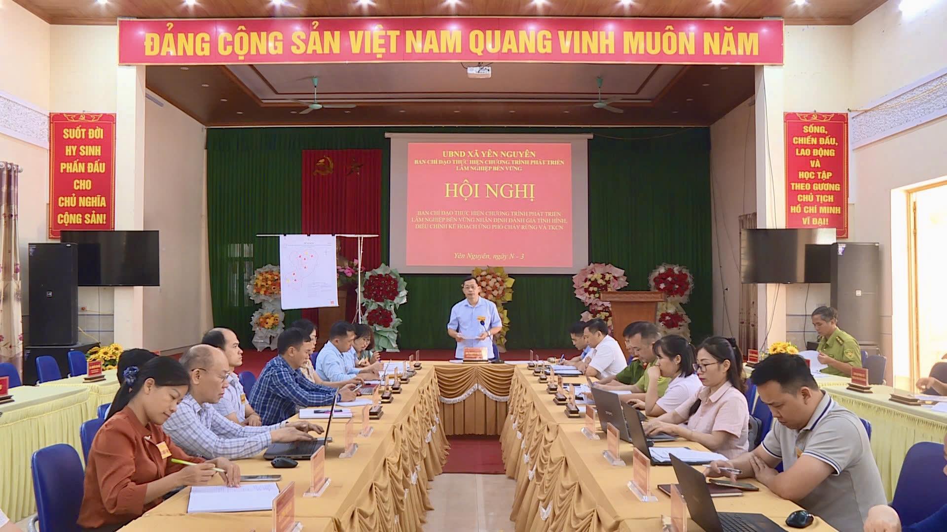 Yên Nguyên tổ chức luyện tập ứng phó cháy rừng và tìm kiếm cứu nạn năm 2026