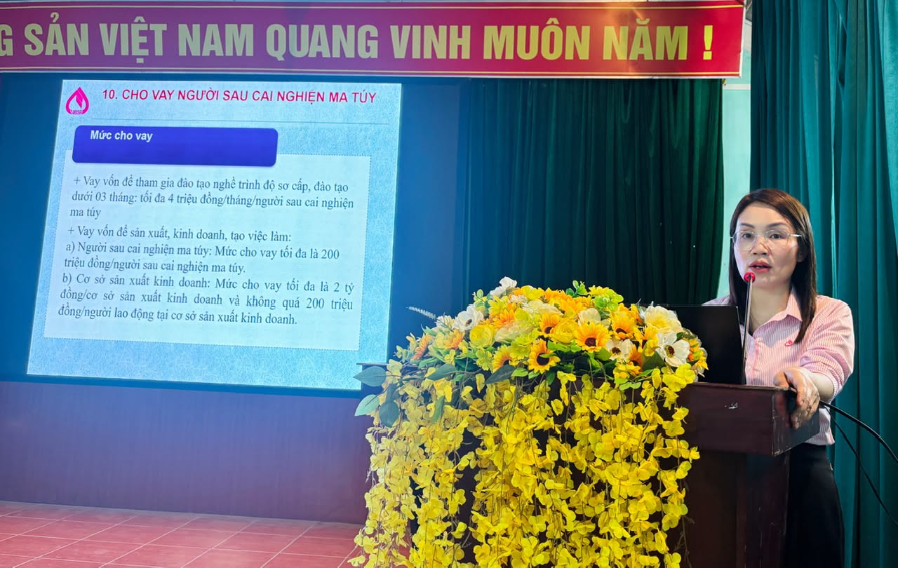 TẬP HUẤN NGHIỆP VỤ TÍN DỤNG CHÍNH SÁCH CHO TỔ TRƯỞNG TỔ DÂN PHỐ