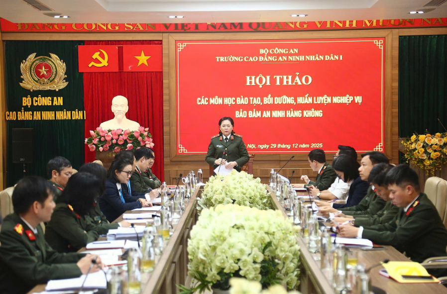 HỘI THẢO CÁC MÔN HỌC ĐÀO TẠO, BỒI DƯỠNG, HUẤN LUYỆN NGHIỆP VỤ BẢO ĐẢM AN NINH HÀNG KHÔNG