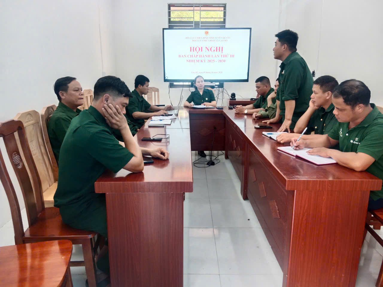 Hội Cựu chiến binh xã Cao Bồ tổ chức Hội nghị Ban Chấp hành lần thứ III, nhiệm kỳ 2025 - 2030