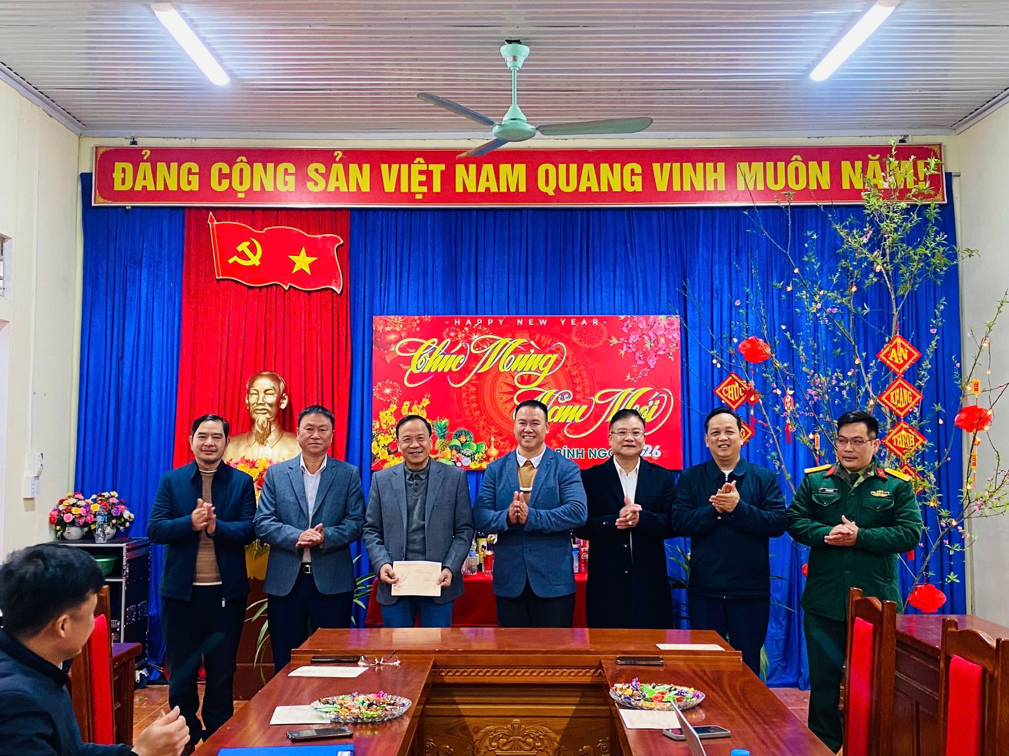 XÃ NẤM DẨN TỔ CHỨC HỘI NGHỊ GẶP MẶT CÁN BỘ, CÔNG CHỨC, VIÊN CHỨC NHÂN DỊP TẾT NGUYÊN ĐÁN BÍNH NGỌ 2026