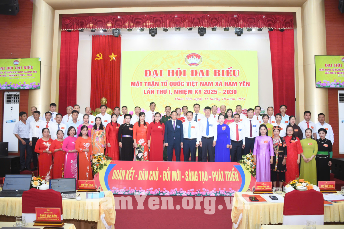Đại hội đại biểu MTTQ Việt Nam xã Hàm Yên lần thứ I, nhiệm kỳ 2025 – 2030