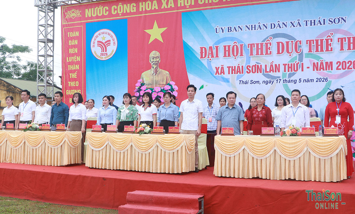 Xã Thái Sơn tổ chức Đại hội Thể dục thể thao lần thứ I, năm 2026