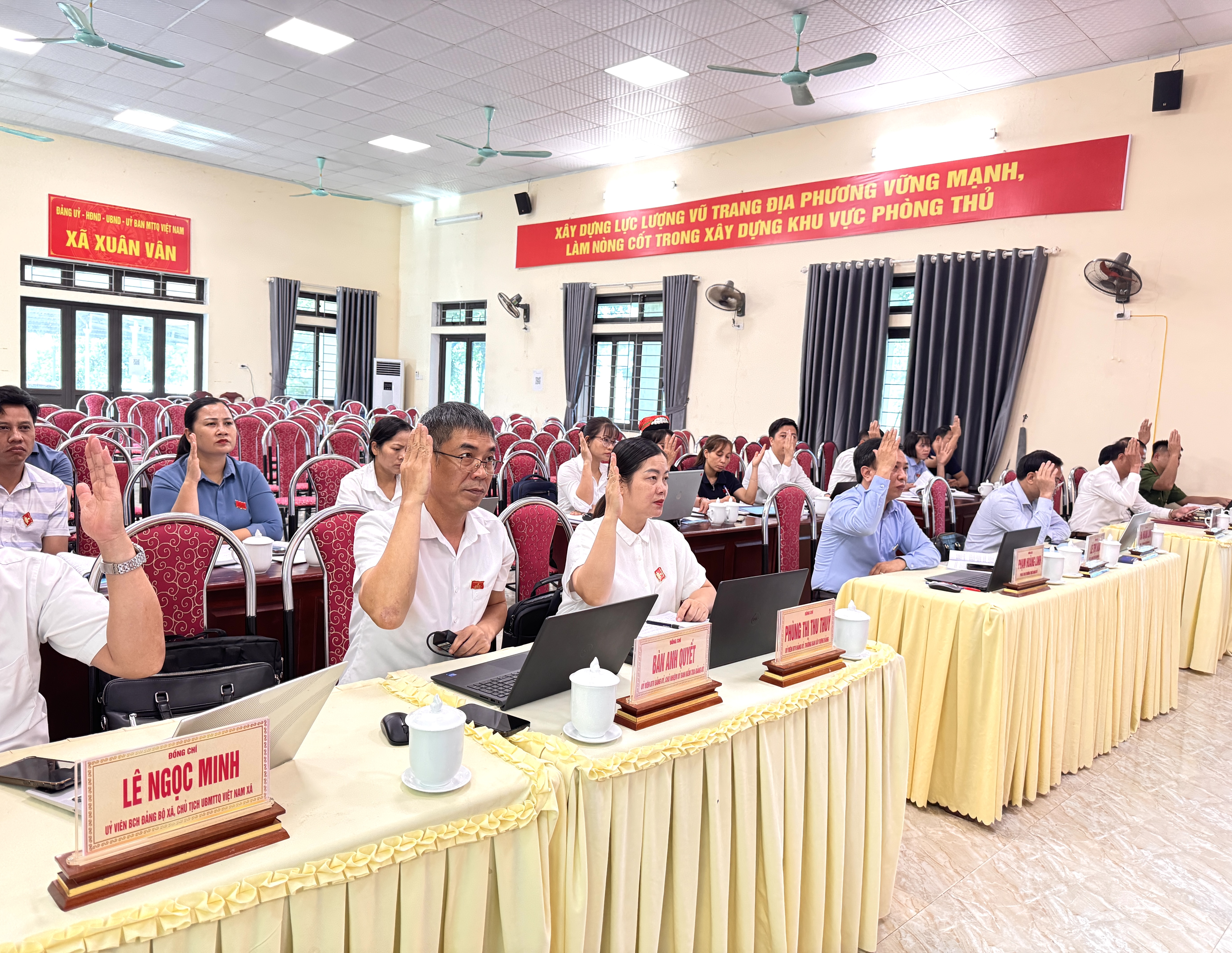 PHIÊN NỘI BỘ KỲ HỌP THỨ BA HĐND XÃ XUÂN VÂN KHÓA XXI, NHIỆM KỲ 2026–2031