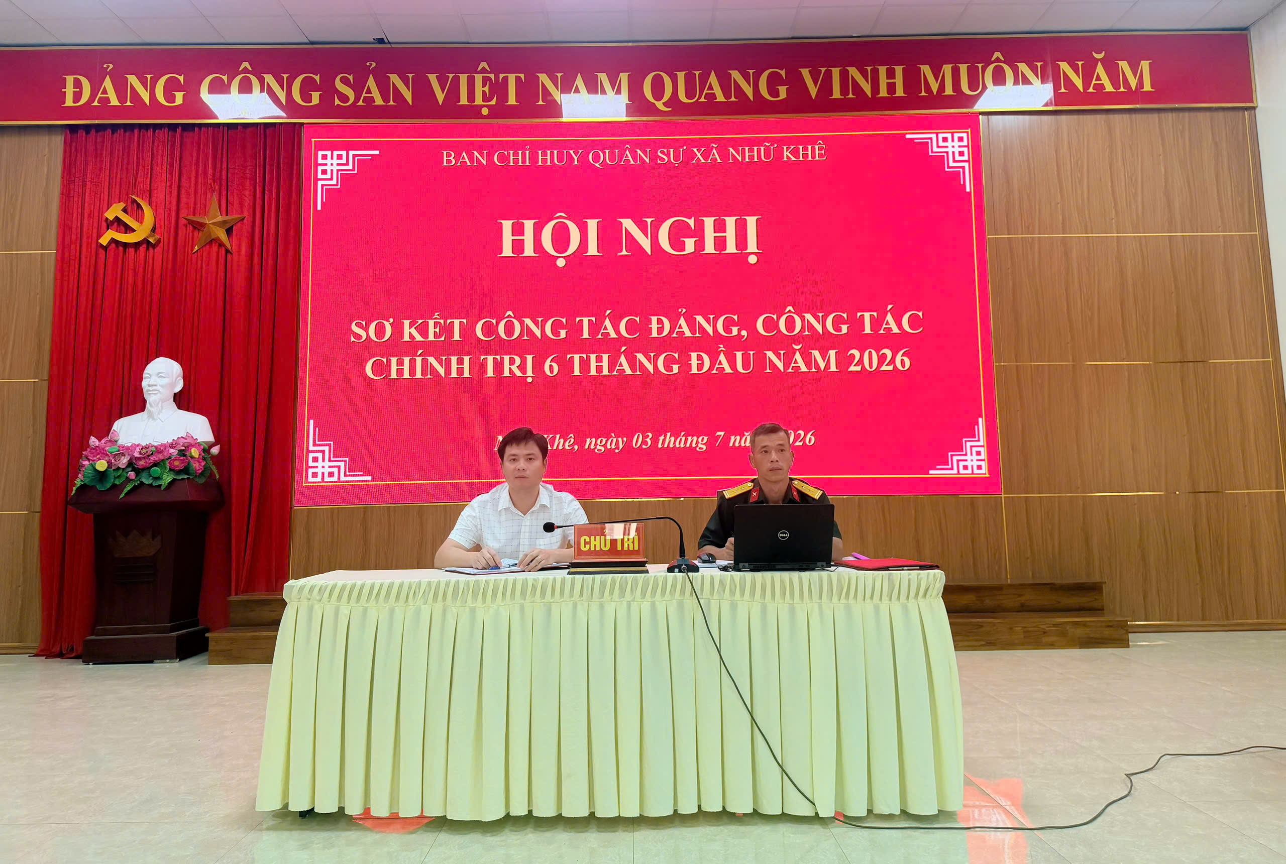 Hội nghị sơ kết công tác Đảng, công tác chính trị 6 tháng đầu năm 2026