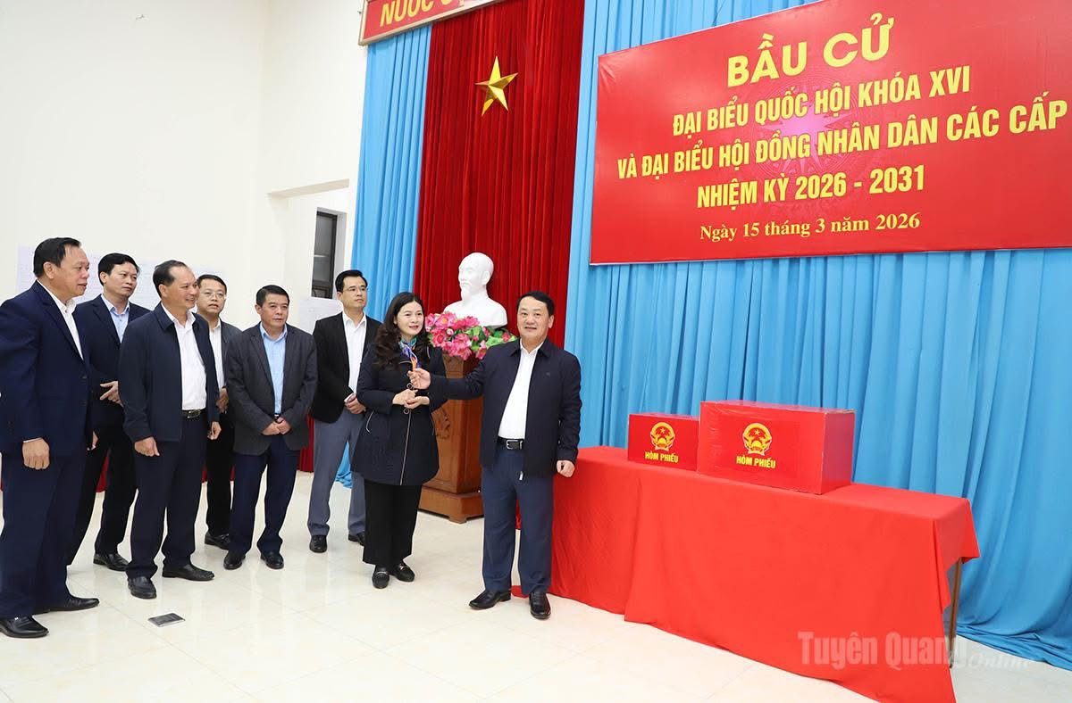 Dân chủ, kỷ cương, an toàn – Dấu ấn nổi bật từ cuộc bầu cử tại Tuyên Quang