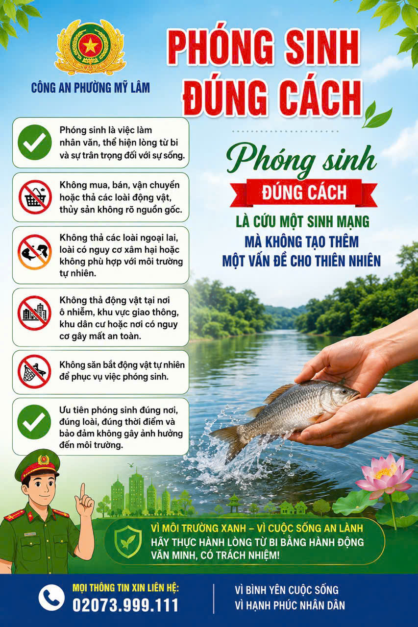 PHÓNG SINH VĂN MINH – ĐỪNG ĐỂ LÒNG TỐT VÔ TÌNH GÂY HẠI