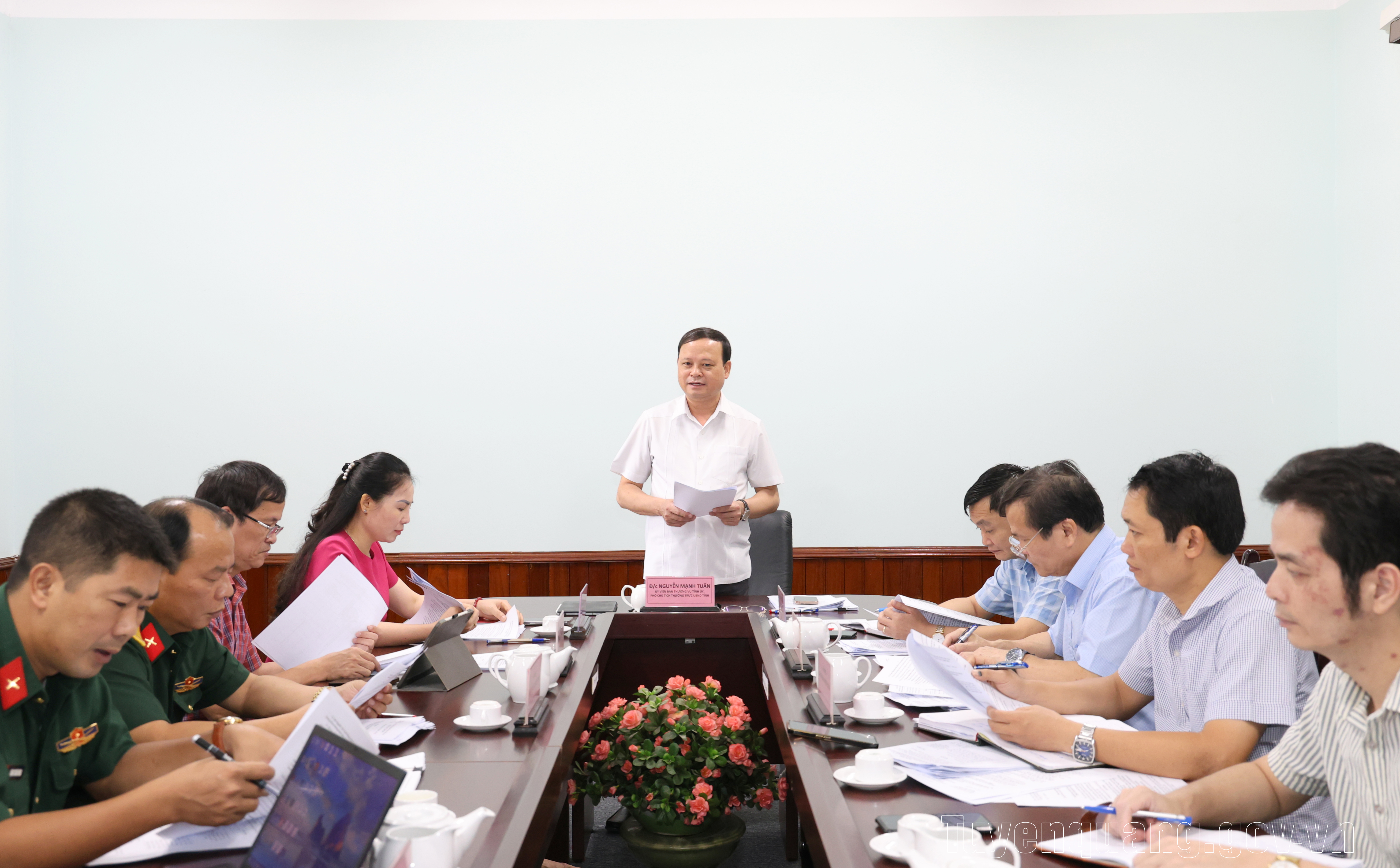 Họp Tiểu ban Nội dung và Thi đua khen thưởng, Ban Tổ chức Đại hội Thi đua yêu nước tỉnh 