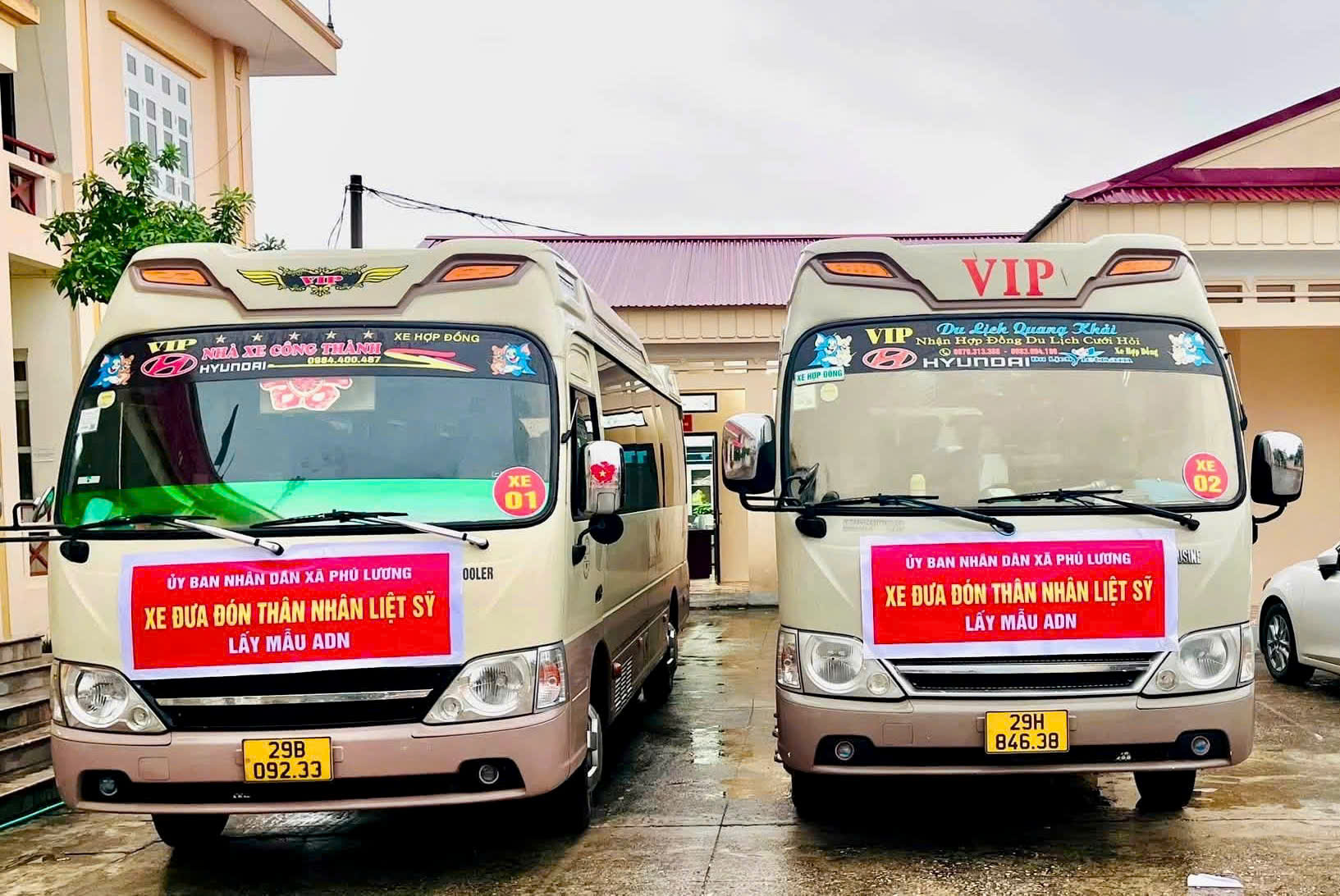 XÃ PHÚ LƯƠNG TỔ CHỨC ĐƯA THÂN NHÂN LIỆT SĨ ĐI THU NHẬN MẪU ADN PHỤC VỤ CÔNG TÁC XÁC ĐỊNH DANH TÍNH LIỆT SĨ