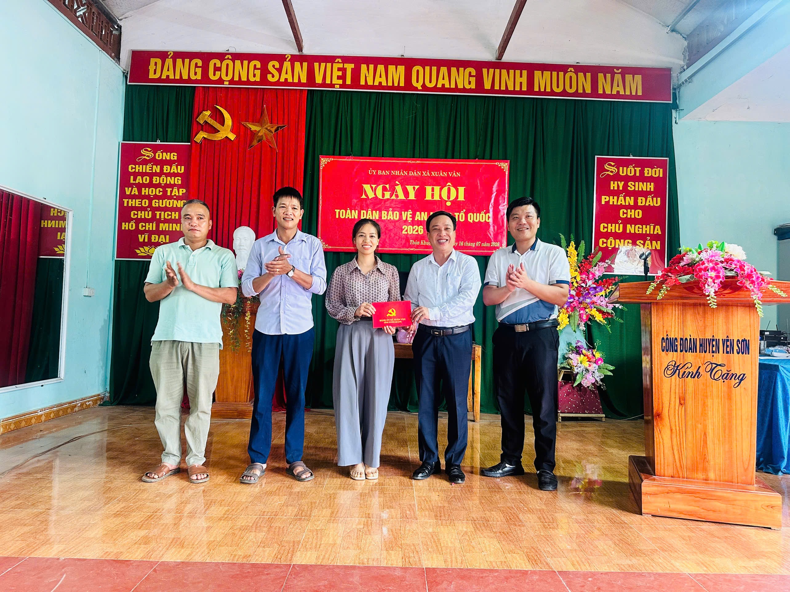 THÔN LỤC AN VÀ THÔN KHUÔN THỐNG TỔ CHỨC NGÀY HỘI TOÀN DÂN BẢO VỆ AN NINH TỔ QUỐC NĂM 2026