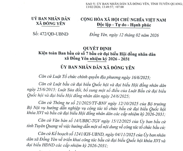 Số: 472/QĐ-UBND